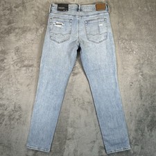 Jeans skinny American Eagle Airflex atletico uomo 31X30 invecchiato