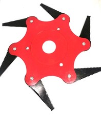 DISCO PER DECESPUGLIATORE A 6 LATI TESTINA RICAMBIO TAGLIAERBA ERBA LAVORO CASA