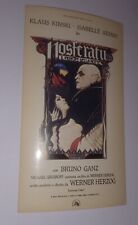 rare ! mini locandina  Nosferatu  film    vintage sticker adhesif