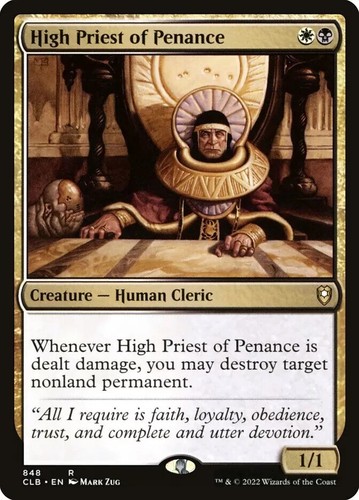 Alto sacerdote della penitenza - alto,