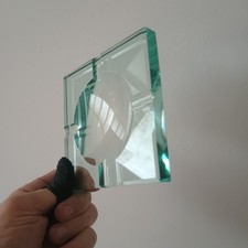 Posacenere in vetro verde Nilo