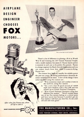 Pubblicità stampa motore fox - motore,