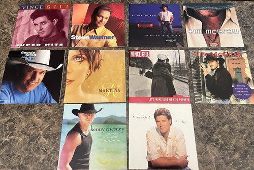 90s country music booklets - music, cd