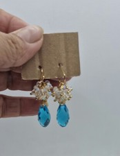 Orecchini a goccia in quarzo