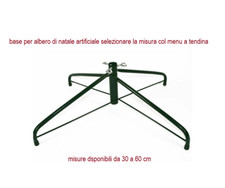 base ferro albero di natale