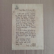 1888 Carta Bollata Da 10 C Atto Badia Polesine L550