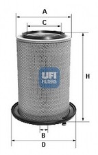 FILTRO ARIA UFI  27.158.00