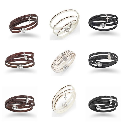 Bracciali pelle amen - bracciali, in