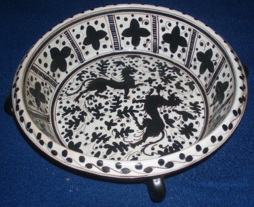 Piatto ciotola ceramica - , pietro