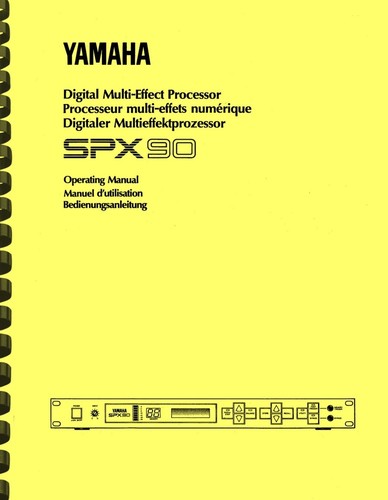 Yamaha spx90 spx processore - yamaha,