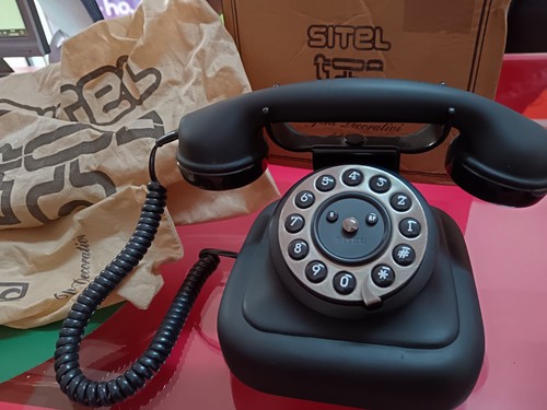 Telefono fisso vintage sitel - telefono,