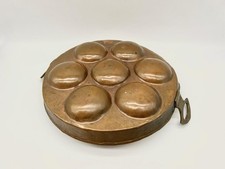 antica vecchia padella in rame