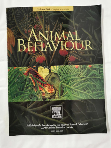 Animal behaviour journal vol - behaviour,