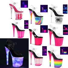 Pleaser 8" Heel Ankle Strap