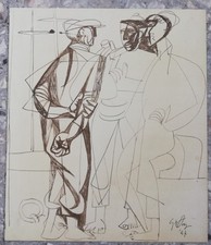 Renato Guttuso - Tre figure -