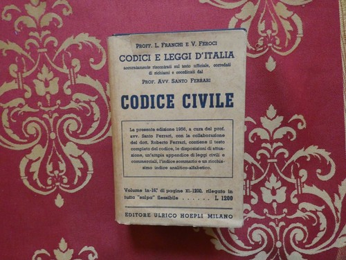 Codice civile ferrari - civile, di