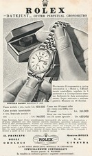 PUBBLICITA' 1955 ROLEX