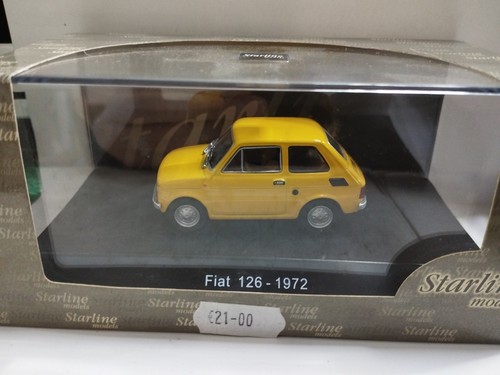 Starline fiat 126 gialla 1972 - 126,