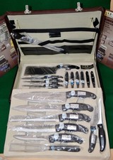 K.B. Exclusiv Solingen - coltello + valigetta posate - 22 pezzi - mai usati - scatola originale