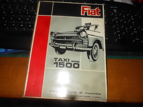 Fiat 1500 taxi catalogo parti - 1500,