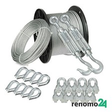 Fune metallica PVC + accessori