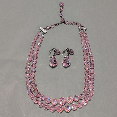 Set orecchini clip collana
