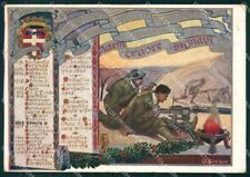 Militari III Regg Fanteria Piemonte Divisione Peloritana FG cartolina XF1159