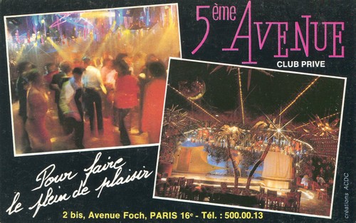 Flyer tract pub club privé - club,