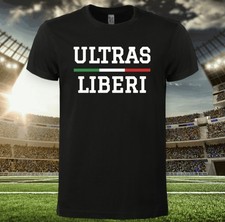 T-SHIRT "ULTRAS LIBERI" ITALIA CASUAL OLD STYLE FOOTBALL 