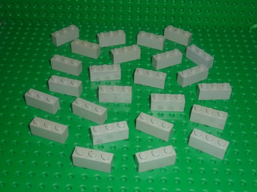 25x lego brick - lego, oldgray