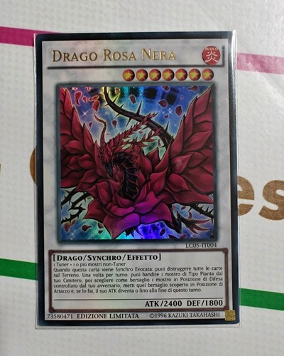 Drago rosa nera oh - rosa,