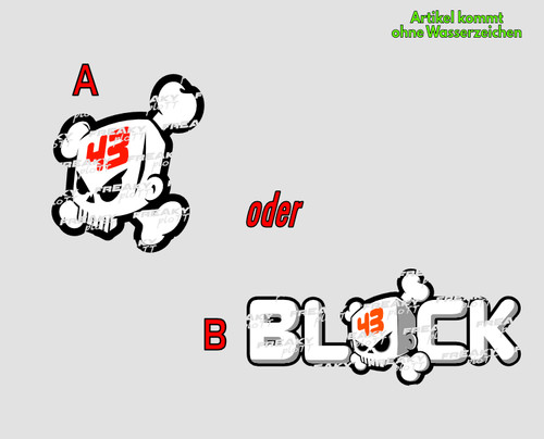 Adesivo ken block rip - block, 43