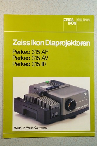 Proiettore depliant zeiss ikon - zeiss,