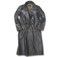 Retrò German Giacca da Ufficiale Cappotto Pelle Officer Esercito Tgl 58