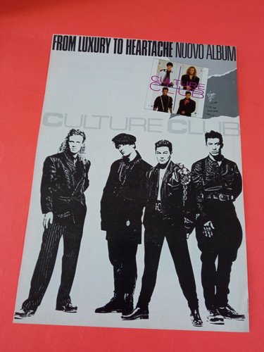 Pubblicita 1986 culture club - 1986, i