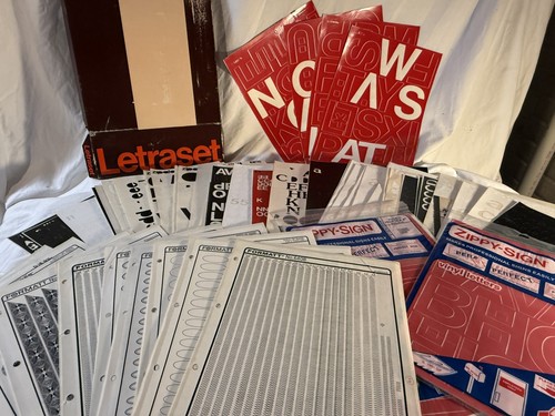 Decalcomanie vintage letraset - vintage,