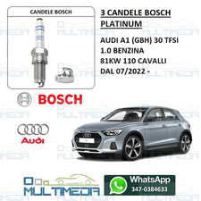 3 CANDELE BOSCH PLATINUM AUDI