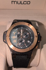 Orologio Mulco MW2-9617 023 Collezione Croografo Titani Nero e Oro Rosa