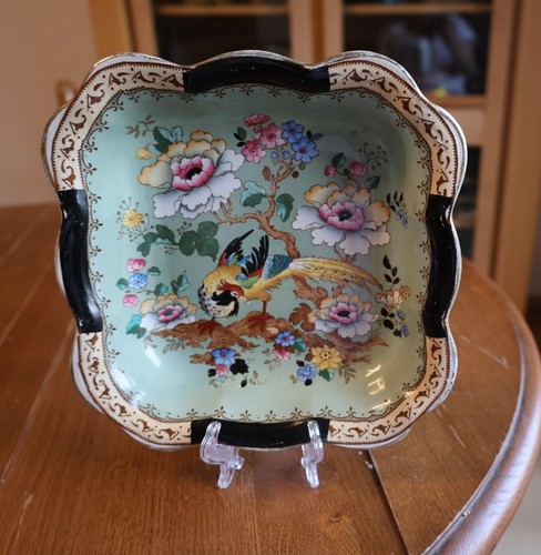 Plat faience anglaise - en,