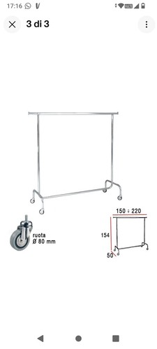 Stend estendibile appendiabiti - estendibile,