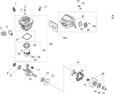 Vite prigioniero per motosega