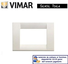 PLACCA CLASSICA 3P BIANCO IDEA