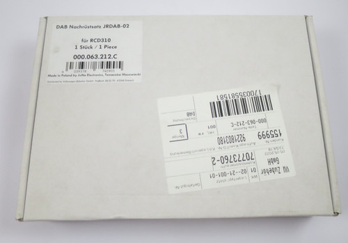 Kit retrofit originale dab - retrofit, vw