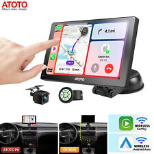 ATOTO P8 Portatile 7'' QLED Display Autoradio GPS DVR HD Videocamera Telecomando
