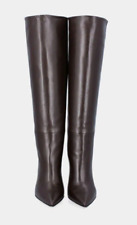 Stivale Anna F. in nappa testa di moro