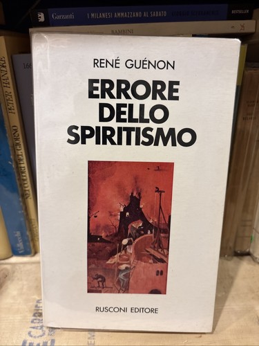 Errore dello spiritismo - , –