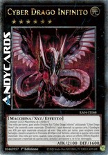 CYBER DRAGO INFINITO (Cyber Dragon Infinity) Quarter Century • RA04 IT068 • 1Ed