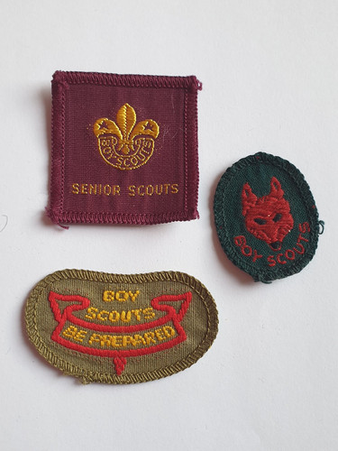 Boy scout badges lot obsolete - scout,
