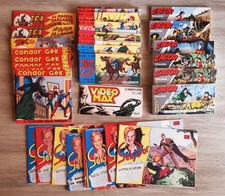 Lotto 39 strisce anastatiche Tex Zagor Video Max Condor Gek Geki Dor leggi