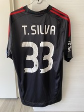 Maglia AC Milan Terza Maglia Thiago Silva 2010-2011 Taglia M